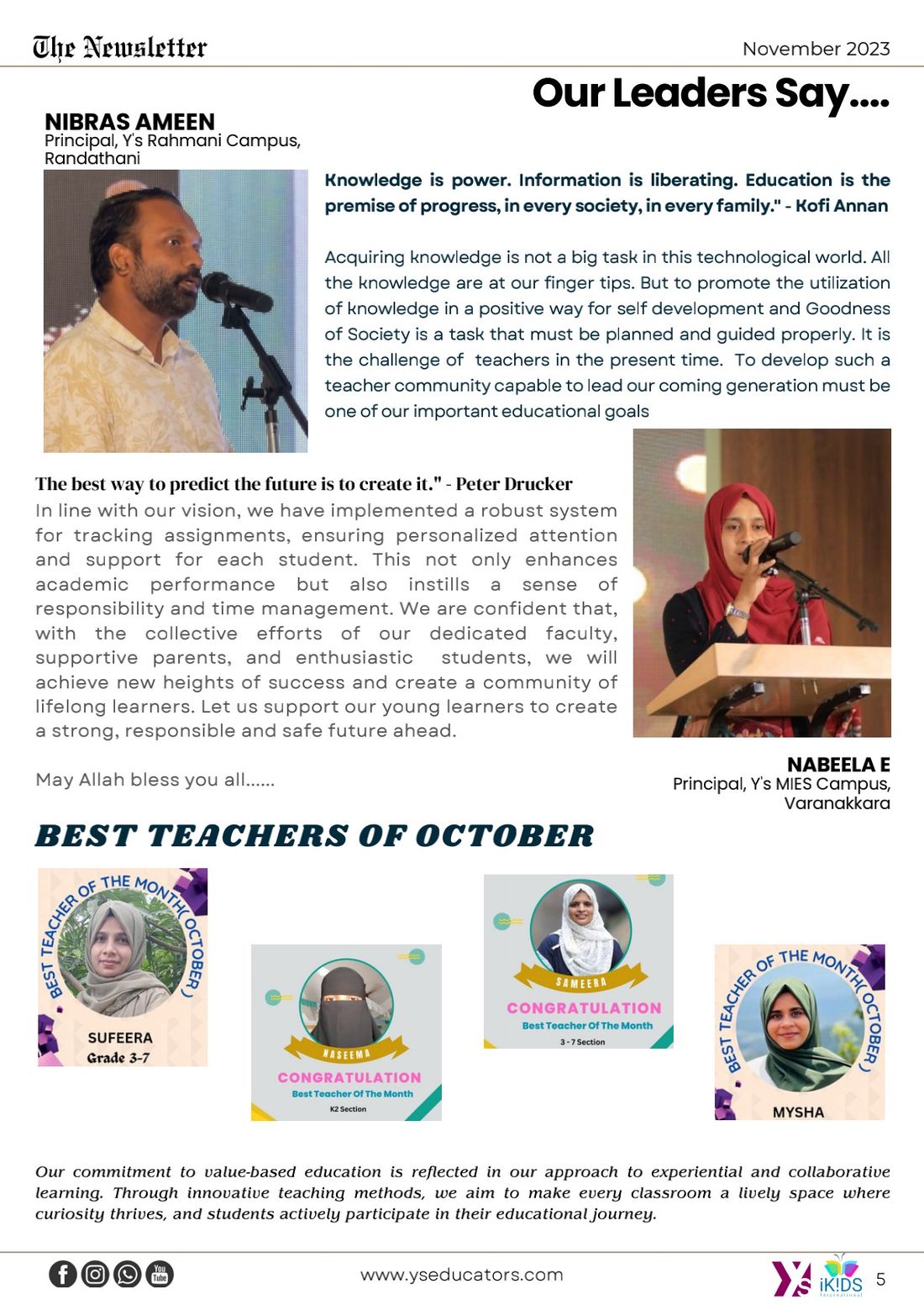 School newsletter page 2